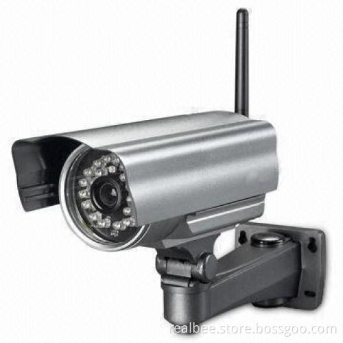Wired IP Camera with M-JPEG Transmittal Model and 30m IR Distance, 5V DC/2.0A Power Supply